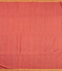 Peach Woven Tussar Silk Saree With Stripes & Zari Border-TU3491