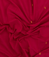 Crimson Woven Kadappa Cotton Saree With Buttas-KN0752
