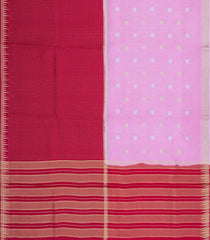Lavender & Crimson Woven Blended Viscose Half & Half Saree-BL5519