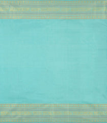 Dark Purple Handloom Korvai Kanchipuram Silk Saree With Checks & Buttas-KA16681