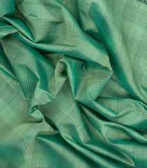 Aquamarine Handloom Silk Cotton Saree With Checks-SC4030