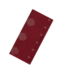 Maroon Handloom Soft Silk Saree With Kolam Buttas-SO4697