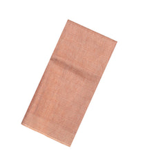 Peach Woven Tussar Tissue Silk Saree With Checks-TU3448