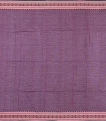 Burgundy Handloom Bengal Cotton Saree With Floral Motifs-BG2000