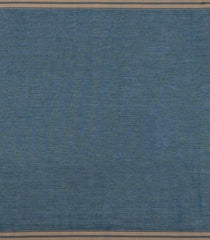 Indigo Handloom Bengal Cotton Saree With Bird Buttas-BG1790