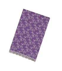 Lavender Synthetic Vichitra Saree With Zari Embroidery & Stone Work-BL5454