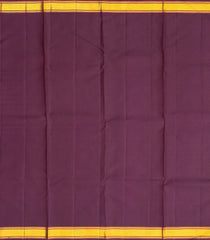 Maroon Handloom Kanchipuram Silk Saree With Floral Vine Motifs-KA12962