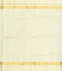 Black Handloom Korvai Silk Cotton Saree With Zari Checks & Contrast Border-SC3443