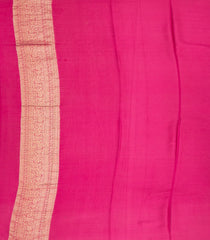 Hot Pink Woven Mysore Silk Saree With Floral Jaal Motifs-MS3067