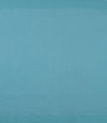Turquoise Woven Synthetic Tissue Saree With Floral Vine Motifs-BL4914