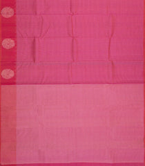 Magenta Handloom Soft Silk Saree With Zari Checks-SO4662
