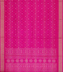 Hot Pink Printed Synthetic Dola Silk Saree With Zari Stripes-BL5713