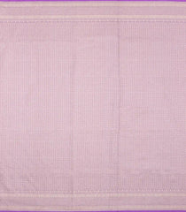 Lavender Handloon Banarasi Silk Saree With Floral Zari Motifs-BE1926