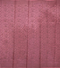 Chesnutt Pink Woven Tussar Silk Saree With Floral Motifs-TU3408