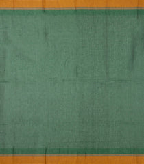 Dark Green Woven Rasipuram Cotton Saree With Floral Buttas-RA2559