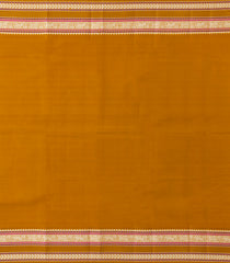 Cream Handloom Korvai Kanchipuram Silk Saree With Checks-KA15124