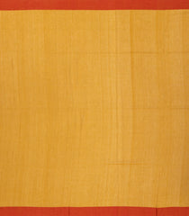 Mustard Handloom Bengal Cotton Saree With Kamalam Buttas-BG1085