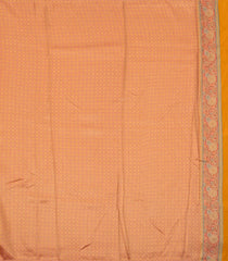 Orange Woven Pure Viscose Saree With Meena Zari Motifs-BL6121
