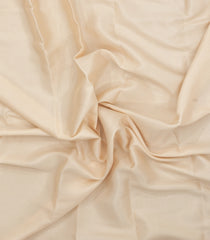 Cream Woven Mysore Silk Saree With Contrast Border-MS3856