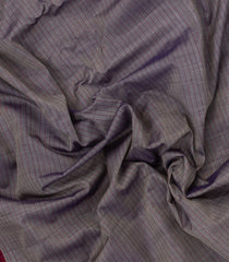 Grey Handloom Gadwal Silk Cotton Saree With Stripes-GA0333