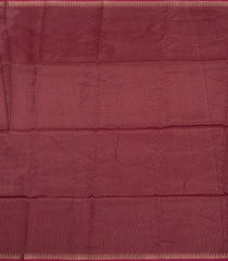 Maroon Printed Synthetic Dupion Saree With Temple Border & Jhalar-SY0091