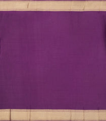 Purple Woven Mysore Silk Saree With Floral Vine Motifs-MS3347