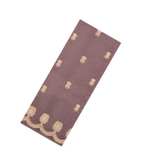 Light Brown Handloom Banarasi Silk Saree With Zari Kanchipuram Butta Silk Sarees-BE1867
