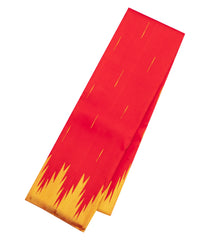 Red Handloom Korvai Kanchipuram Silk Saree With Buttas & Temple Border-KA15959