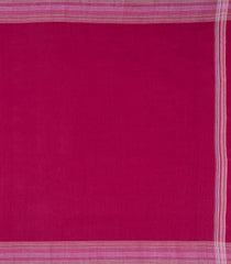 Pink Handloom Chanderi Cotton Saree With Stripes-CC1355