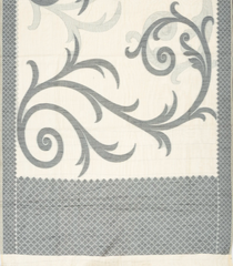 Off White Woven Art Chanderi Cotton Saree With Grey Floral Motifs-BL4143