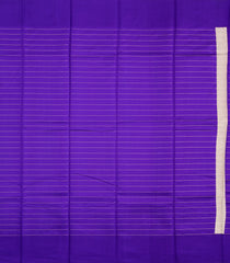 Purple Handloom Banarasi Silk Saree With Zari Checks-BE1866