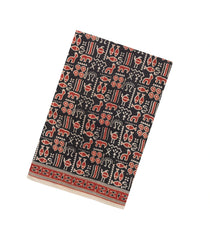 Black Printed Kalamkari Cotton Saree -KAL1245