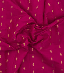 Magenta Handloom Gadwal SICO Saree With Cotton Body & Silk Border-GA0318