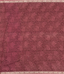 Oil Mustard Printed Chanderi Cotton Saree With Contrast Zari Border-CC1686