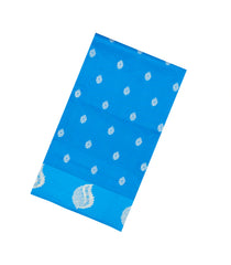 Sky Blue Woven Blended Aura Saree With Zari Buttas & Zari Border-BL5812