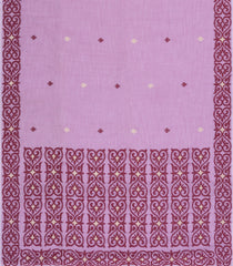 Lavender Woven Bengal Cotton Saree With Buttas-BG1913