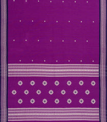 Magenta Handloom Bengal Cotton Saree With Diamond Buttas-BG1700