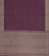 Magenta Woven Mysore Silk Saree With Zari Stripes-MS3309