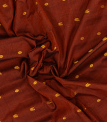 Maroon Handloom Gadwal Silk Cotton Saree With Buttas-GA0414