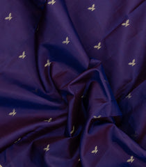 Violet Woven Pure Silk Saree With Zari Buttas-EC2573