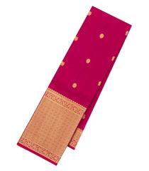 Pink Kanchipuram Silk Saree With Buttas & Zari Border-KA14193
