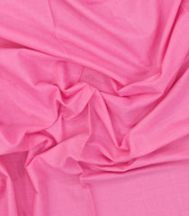 BubbleGum Pink Woven Bengal Cotton Saree With Contrast Border-BG1859