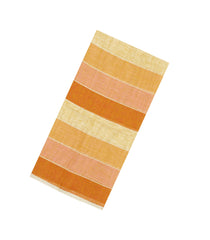 Multi Colour Handloom Linen Saree With Stripes-LI0735