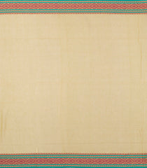 Sandal Handloom Bengal Cotton Saree With Meena Buttas-BG1554