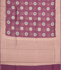 Dusty Pink Woven Pure Organza Silk Saree With Meena Floral Motifs-KS1109