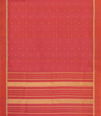 Peach Woven Pure Silk Saree With Floral Buttas-KA15541