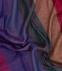 Multi Colour Handloom Linen Saree With Stripes-LI0740