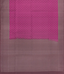 Pink Handloom Soft Silk Saree With Floral Motifs-SO4605