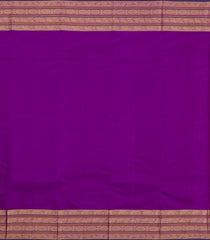 Yellow Handloom Korvai Kanchipuram Silk Saree With Buttas-KA15509