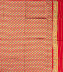 Yellow Printed Blended Viscose Saree With Position Printed Wedding Motifs-BL5993